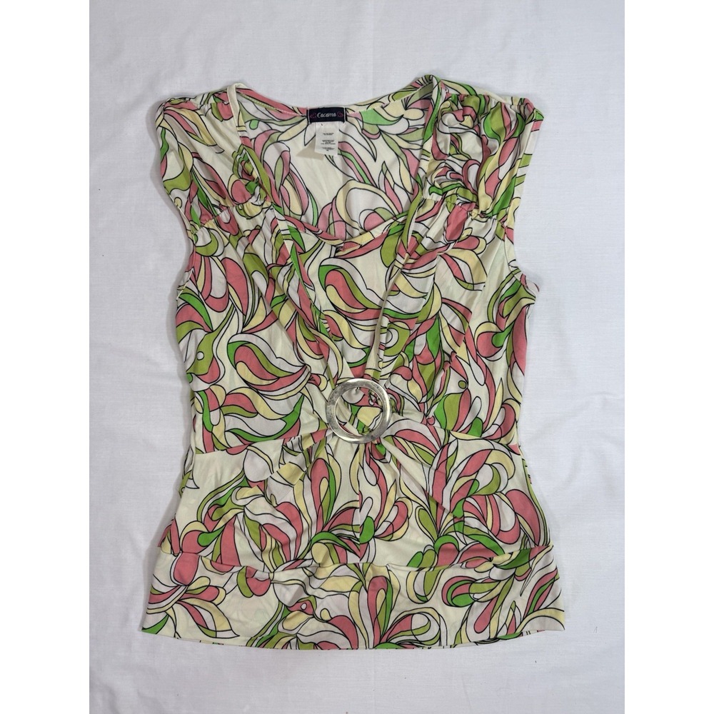Y2K Womens Coquet Cocomo Size Medium Top Multicolor